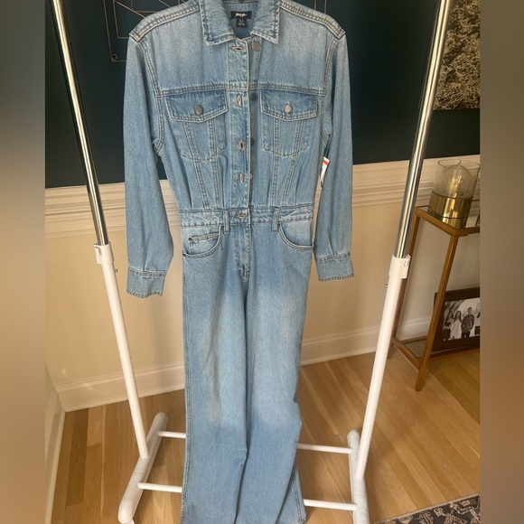 Nasty Gal Denim Jumper - Size 0 nwot - Picture 4 of 4